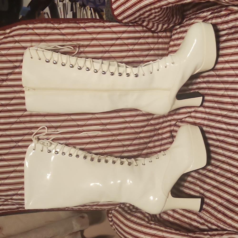 White boots